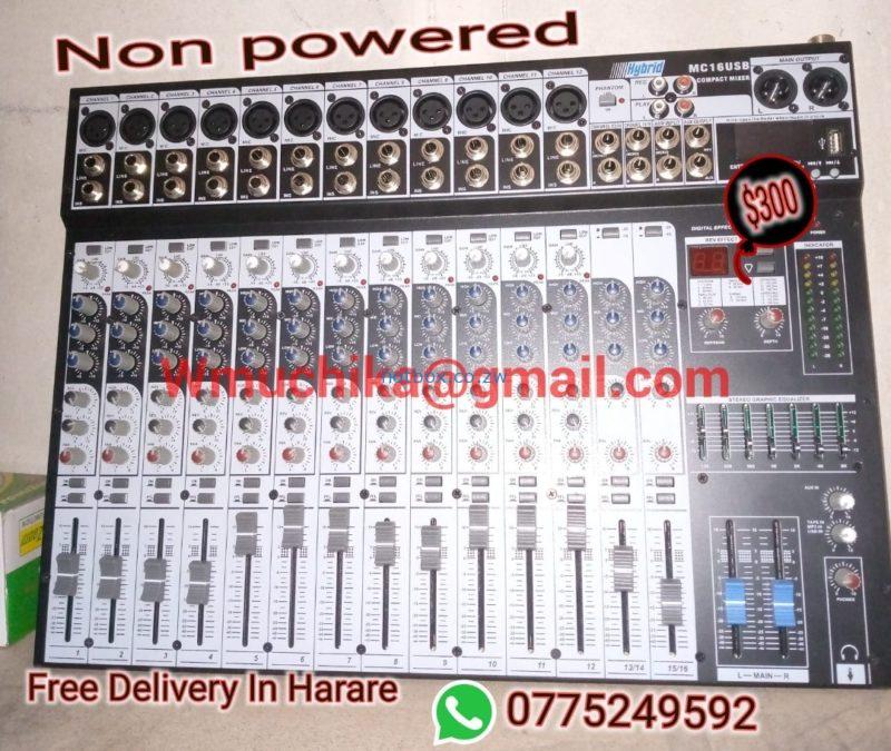 hybrid 12 channel powered mixer